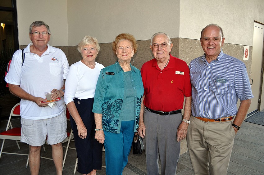 John Wild, Ruth Sheppard, Evey and Merle Huntington and Mike Gardiner