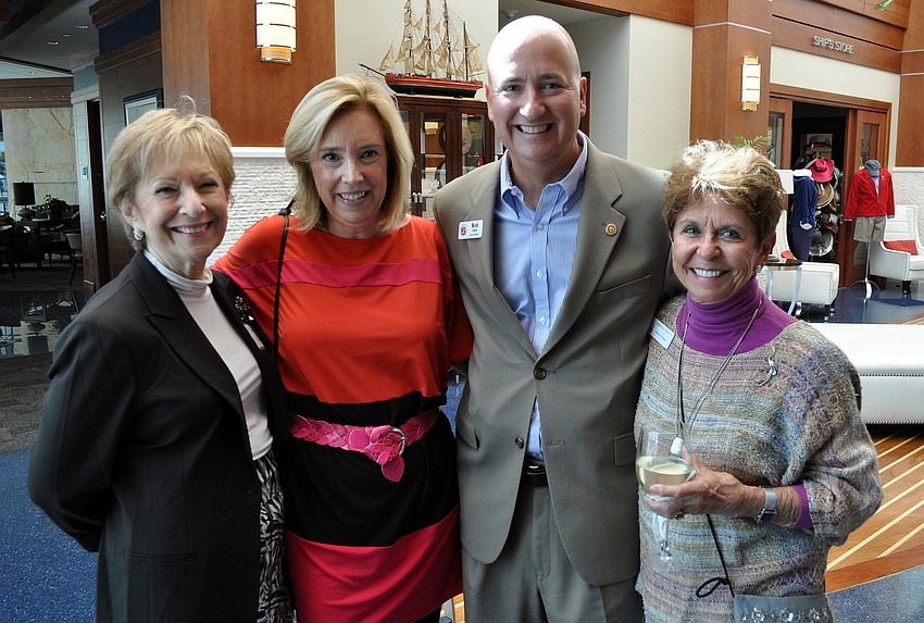 Charlotte Ryan, Susan Leabis, Robert Gaglio and Carol Peschel
