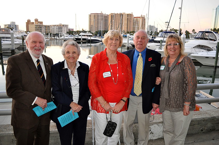 Carl and Jill Stockton, Natalie and John Bartington and Karen Saunders