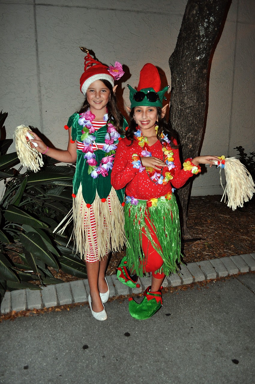 Coral Rodriguez-Lipstein, 10, and Julia Tomlinson, 11, from Girl Scout Troop 303.
