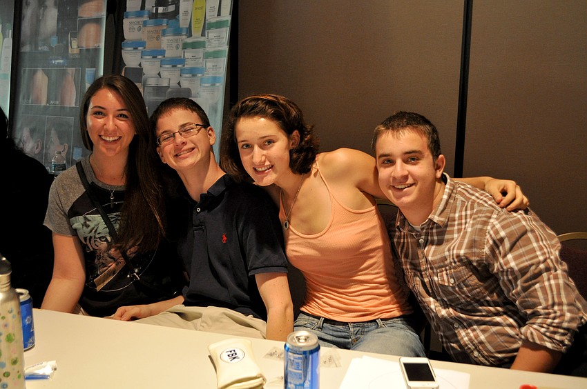 Megan Warrenbrand, Spencer Lasday, Rachel Chapman and Jesse Schein