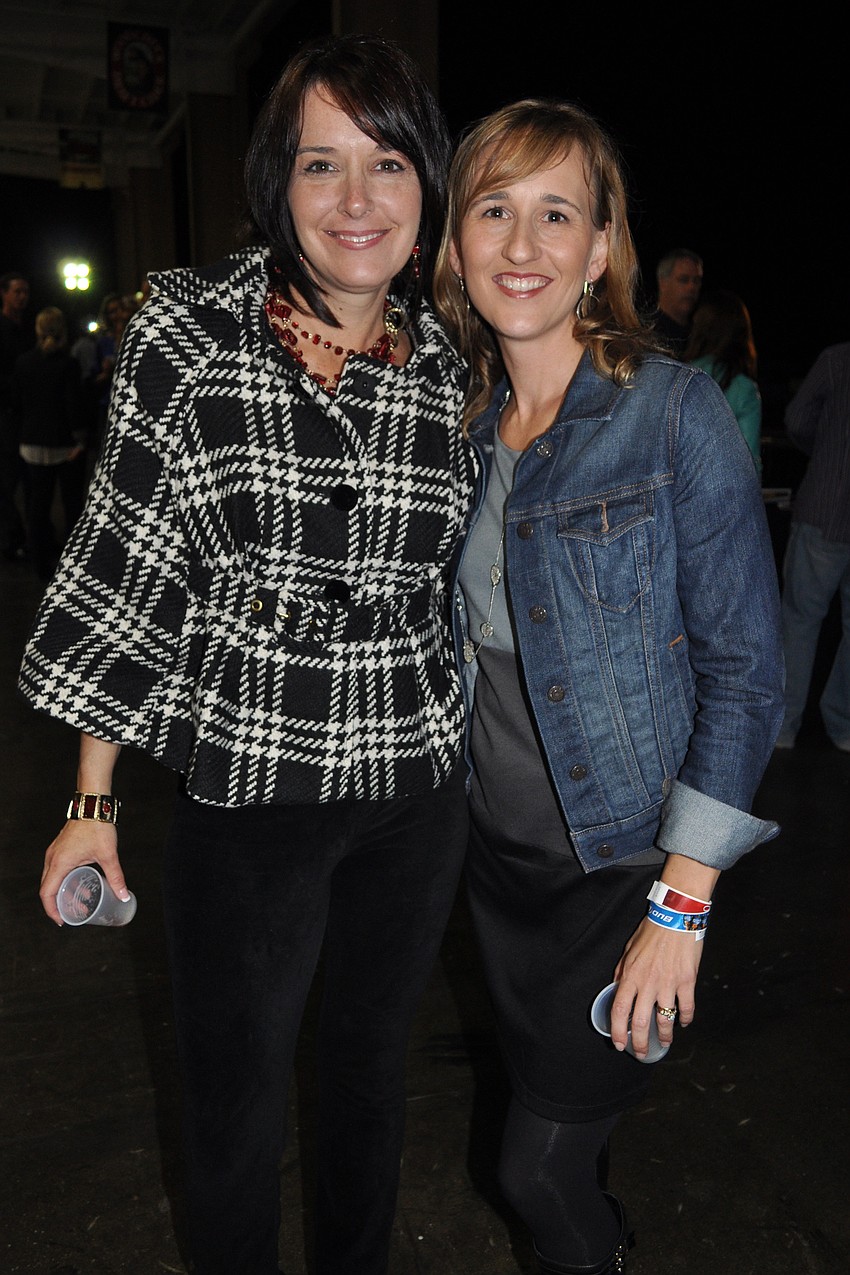 Liz Murphy with friend, Kim Murawski
