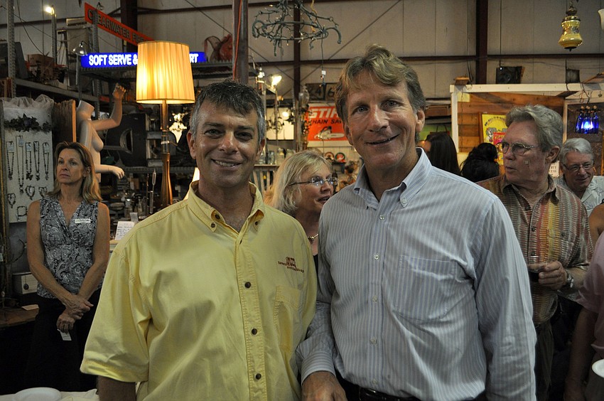 Jesse White and John Harshman