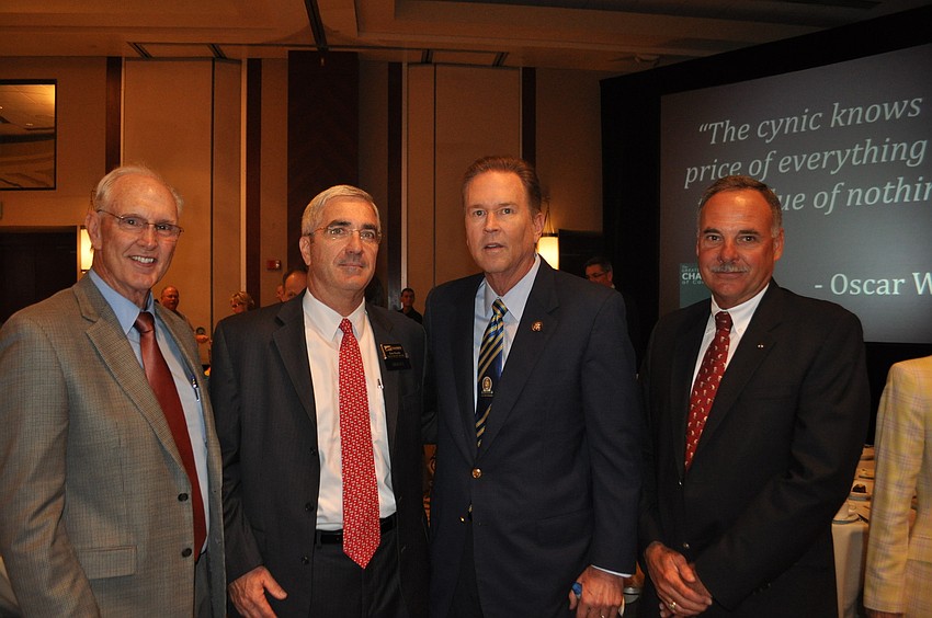 Bob Wachter, Rick Piccolo, Congressman Vern Buchanan and Property Appraiser Bill Furst