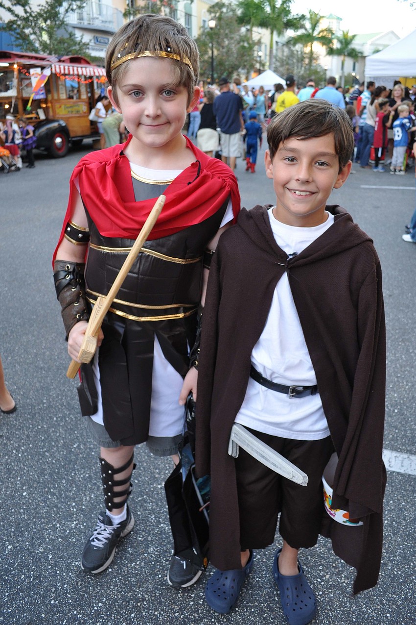 Aaron Dekmar, 11, came out with his best friend, Sam Farley.