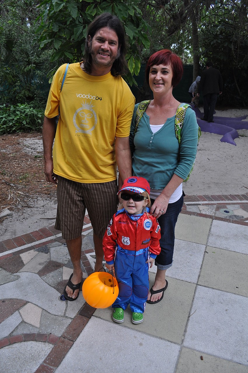 Brian and Ashley Zimmerman with their daughter, Camper.