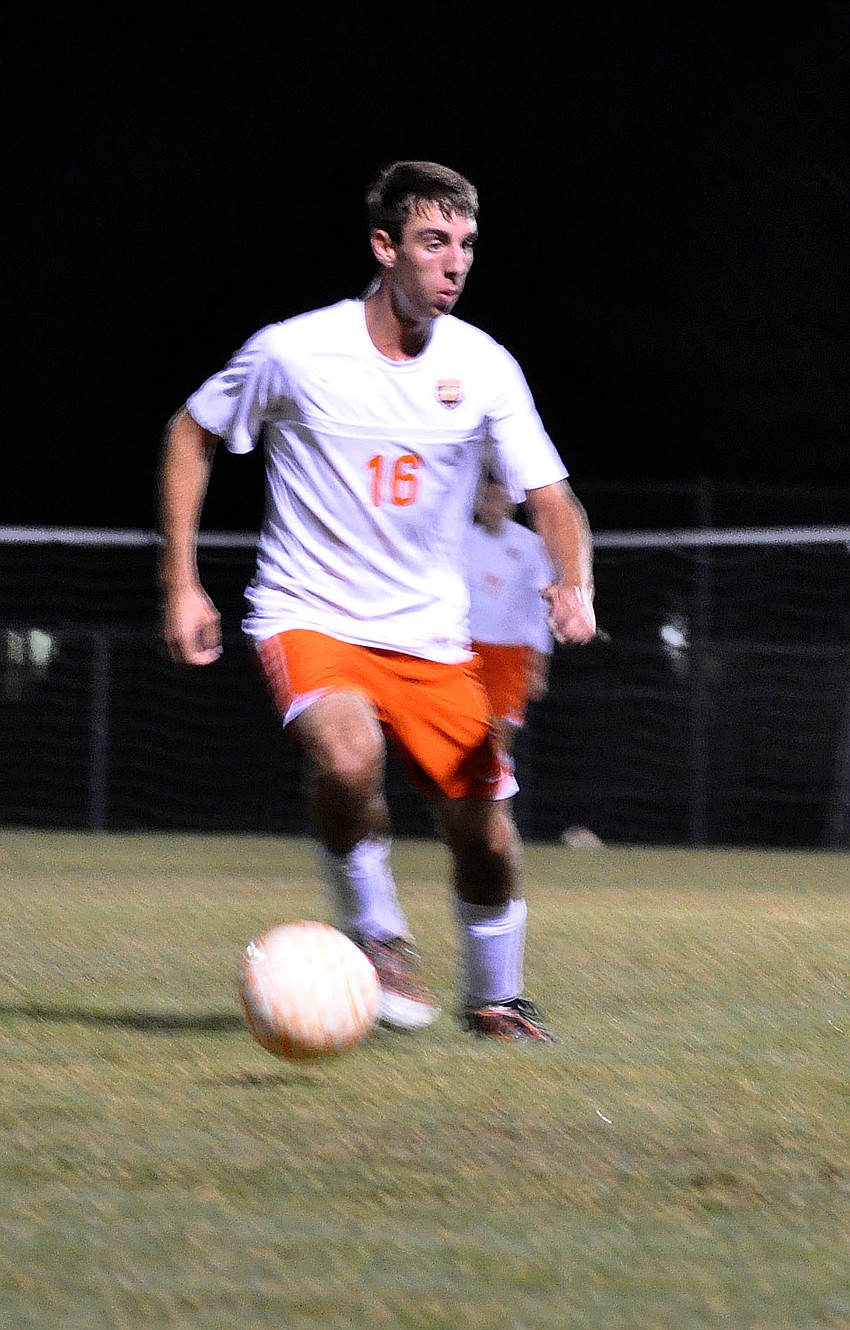 Sarasota High Schoolâ€™s Conner Muldoon, No. 16