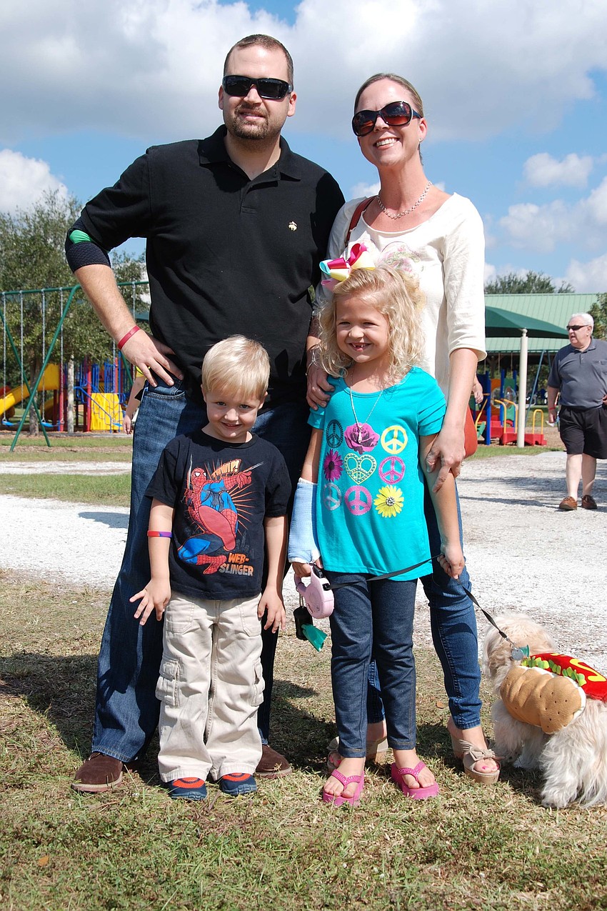 The Kelly Family and its dog, Jewel, came out to Adventure Park for a day filled with family fun.