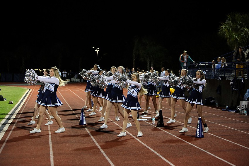 The Out-of-Door Academy cheerleaders