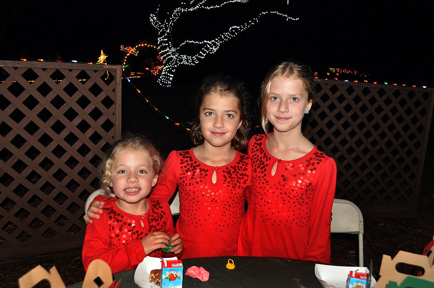 Sofie Bonacuse, 4, with her sisters, Emma, 7, and Austin, 9