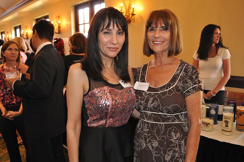 Lori Warnelo with her guest, Lorraine Hickock