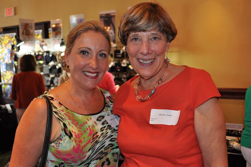 Esperanza Barnes with new member Phyllis Judd