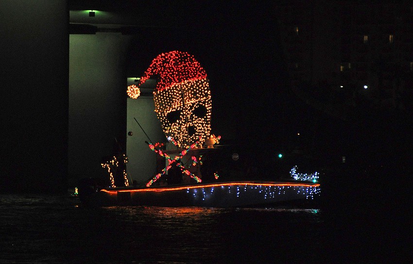 Many parade viewers enjoyed the pirate Santa boat that took part in the 26th Annual Sarasota Christmas Boat Parade of Lights Saturday, Dec. 8.