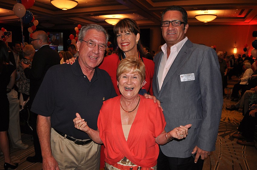 Bill and Jill Rex with Suzette Jones and Richard Dorfman
