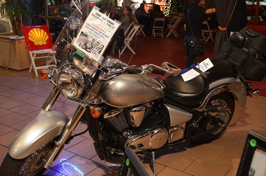 The event boasted a large amount of auction items including a 2006 Kawasaki motorcycle that went to Jeff Strugis for $4,000.