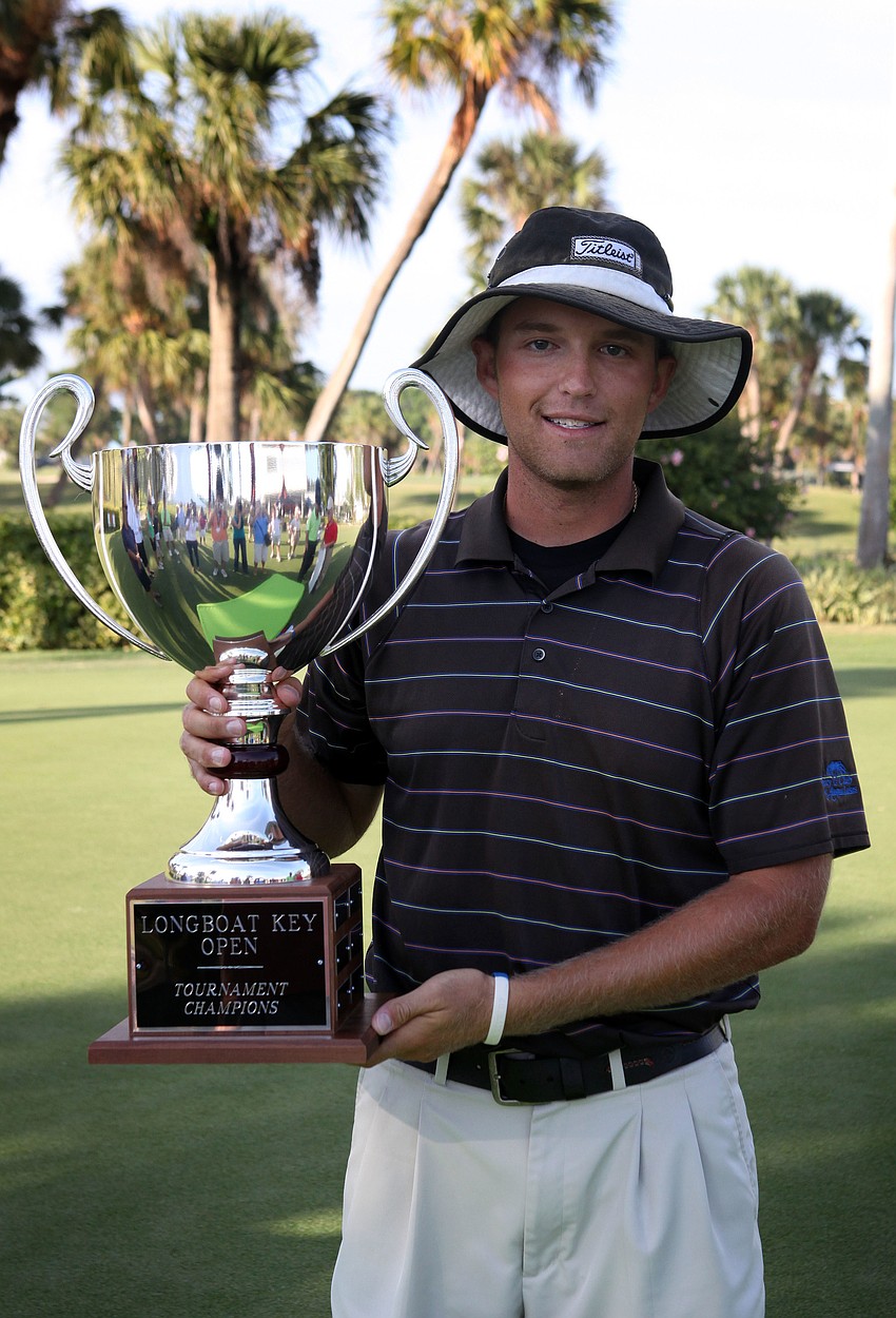 Jhared Hack won the Longboat Key Open Sunday, Nov. 4, at the Longboat Key Club Islandside golf course.