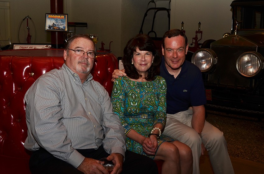 Tom Nichols with Trish and David Porter