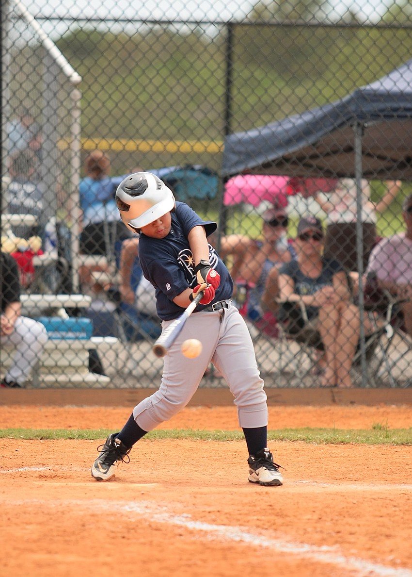 Ben Sesante notched a hit for the Rays.