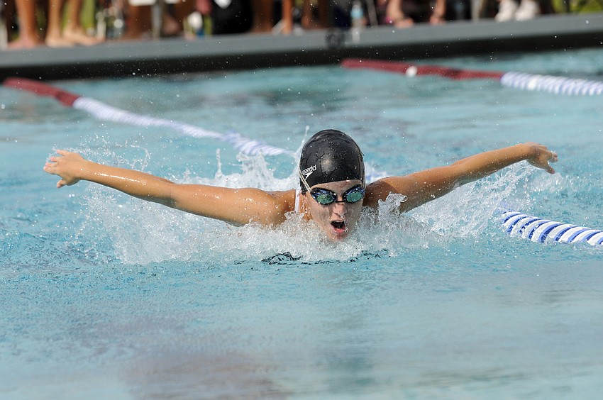 Braden Riverâ€™s Shelby Graves swam four events, including the 200-yard individual medley.