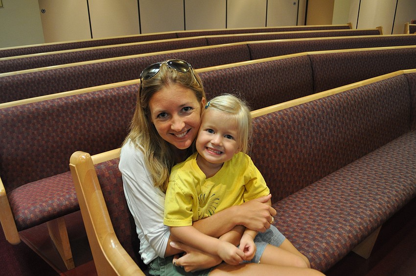 Sarah Biller with daughter Alana