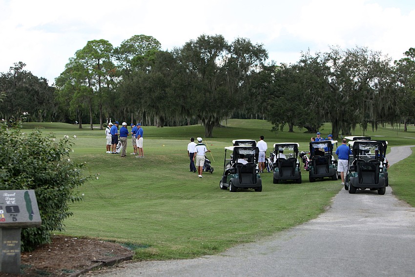 Sarasota Christian, Sarasota Military Academy and St. Stephenâ€™s played a match against each other Tuesday, Oct. 9, at Bent Tree County Club.
