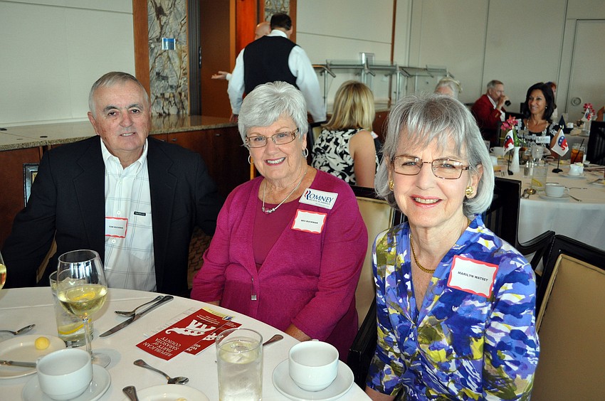 Tom and Bev Buckman with Marilyn Watsey