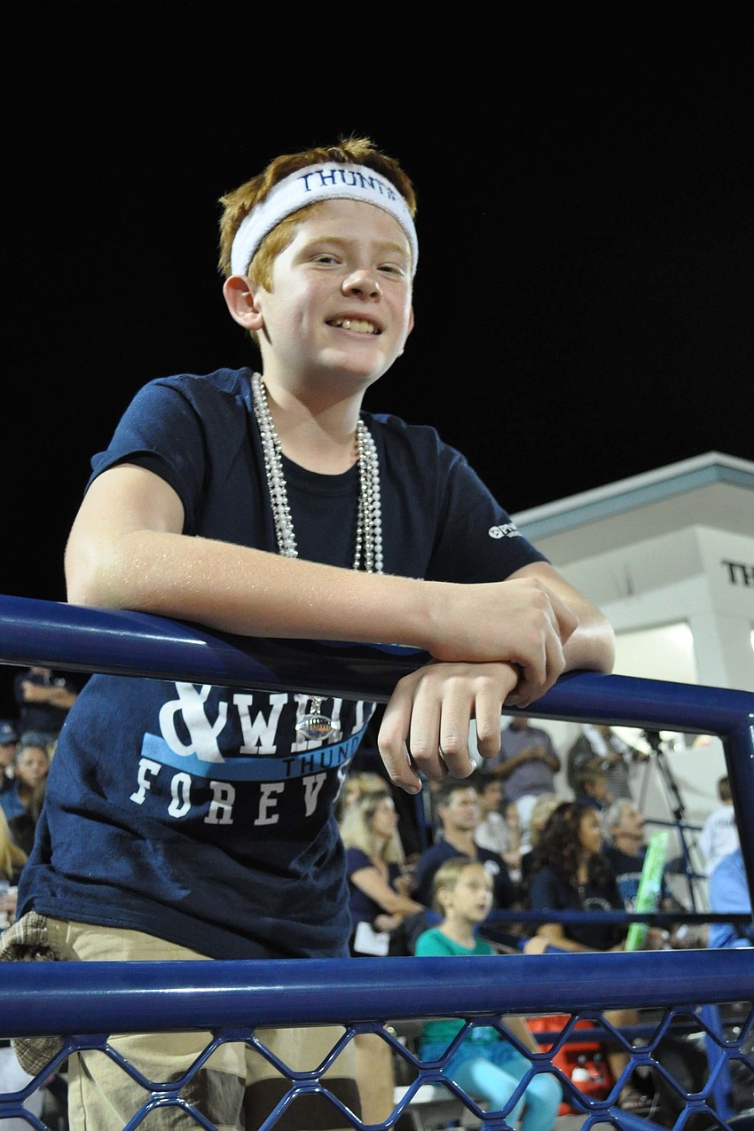 Max Hall, 12, put on extra ODA dÃ©cor in honor of Homecoming Oct. 19.