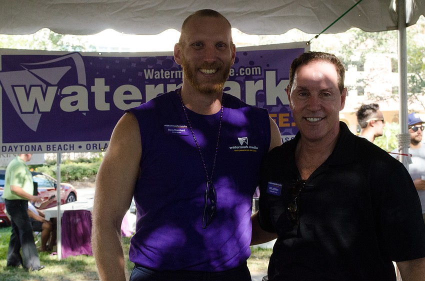 Steve Blanchard and Bill Jeffries represent Watermark, a bi-weekly news magazine that covers LGBT news in Sarasota, Tampa Bay and Orlando.