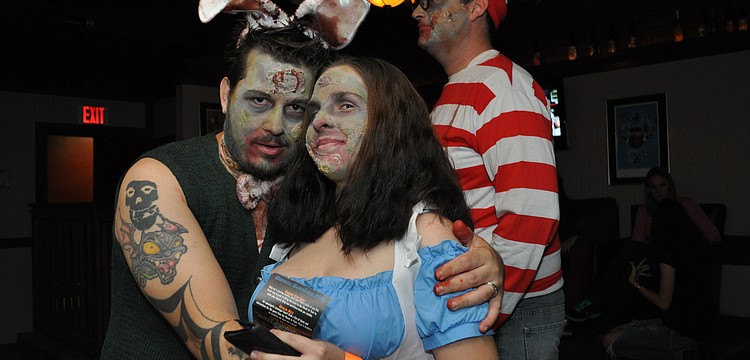 Charles and Danielle Cramblitz and Whereâ€™s Waldo zombie Greg Werner