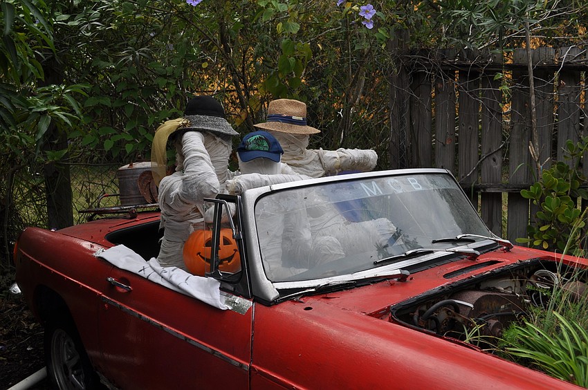 The gardenâ€™s decorations boasted some extra holiday spirit.