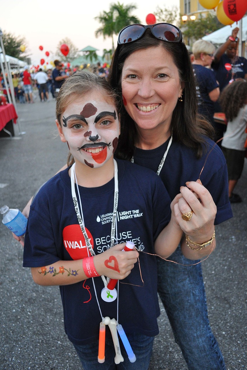 Rose and Susan Hauter walked with Team Burlington Coat Factory SRQ.