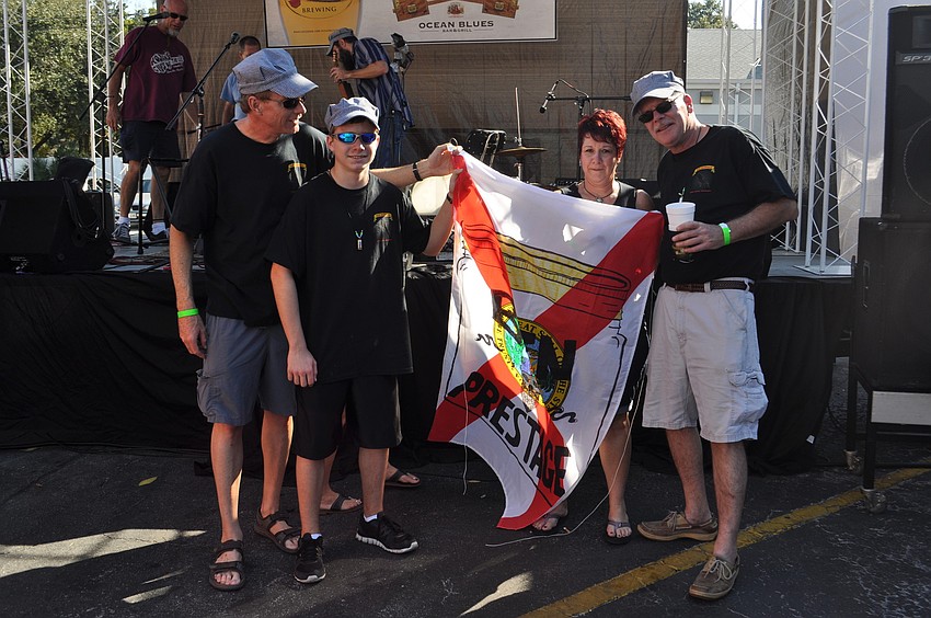 Joe Collins, Patrick Collins, Jan Phillips and Skipper Fermindi