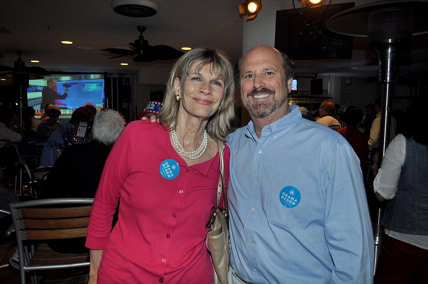 Mayor Suzanne Atwell and David Hill