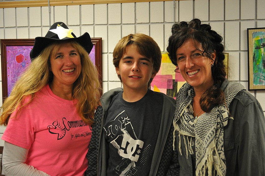 Denise Griffin, Aiden Griffin and Linda Griffin
