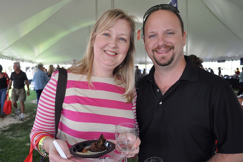 Jonna Noe came out with her husband, Chris.