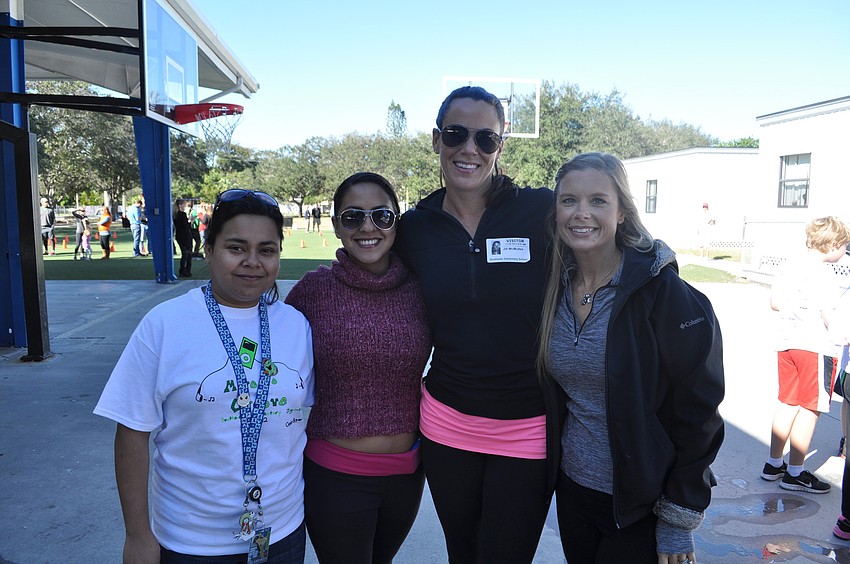 Samantha Anzures, Linda Torres, Jill McMullen and Heather Terwilliger