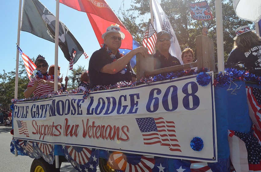 Gulf Gate Moose Lodge 608 had a float in the parade.