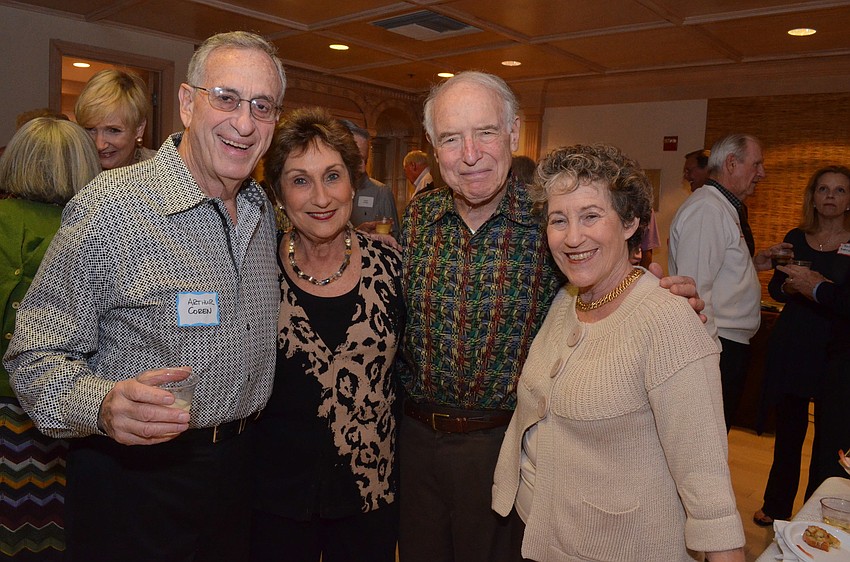 Arthur and Judy Coren pose for a photo with friends Chuck and Judi Stern.