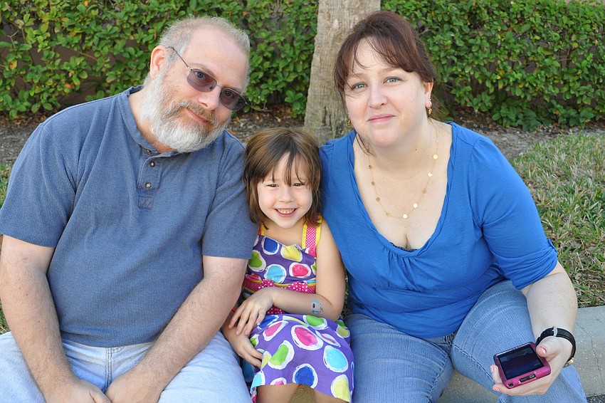 Char-lez Braden with his daughter, Marissa, and wife, Janet.