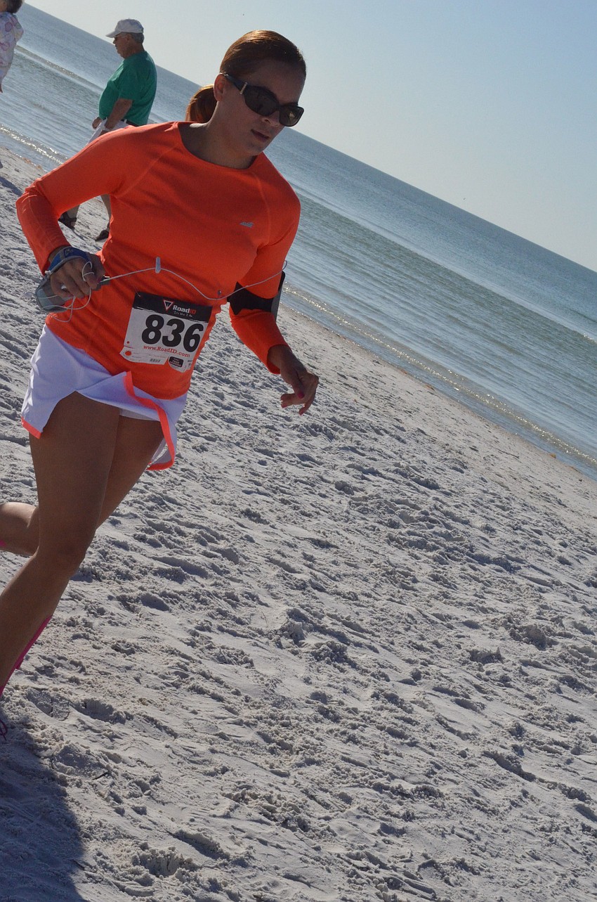 Cristina Crespo was the first woman to finish with a time of 24:16.