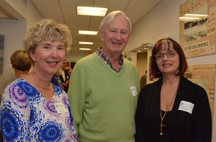 Pat MacDonald, Stewart Pollock and Madeleine Stewart