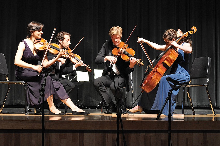 Members of The Ariel String Quartet performed for East County residents as part of the Perlman Music Program/Suncoastâ€™s Emerging Artists Performance Series May 3, at Braden River High School. Published May 10, 2012.