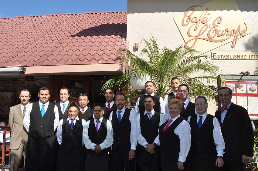 the CafÃ© Lâ€™Europe wait staff