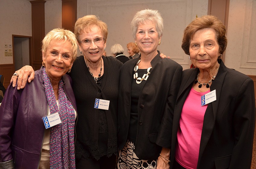 Pat May, Lourdes Ramirez, Joanne Koester, Carol Bauer and Marilyn Gerkin
