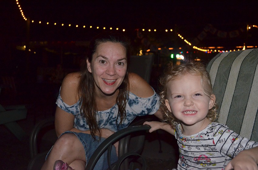 Lisamichelle Lemurian brought her 2 â€“year â€“old Trinity.