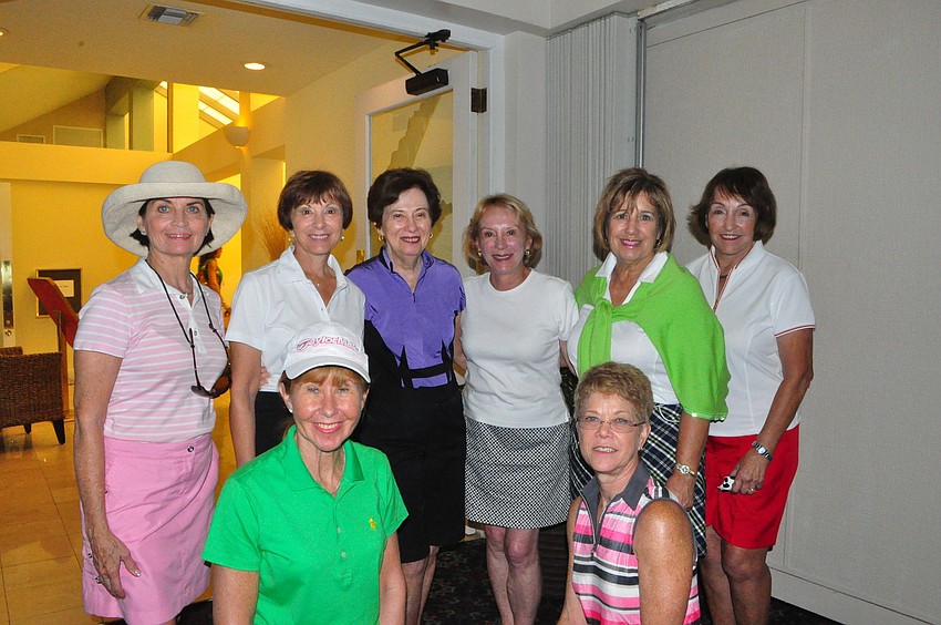 New members include, front, Linda Rhinelander and Kathleen Saxton; back, Janet Rogers, Betty Lupacchino-Goree, Hannah Weinberg, Dedie Coch, Bettina Rossi, Joan Schoenherr