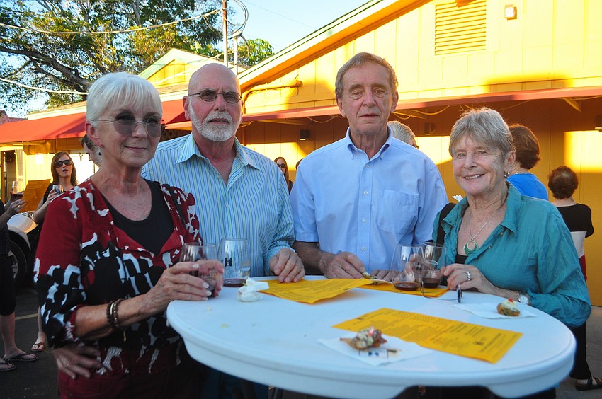 Bonnie Goddess and Robert Bahm with Bruno and Rosemary Walmsley