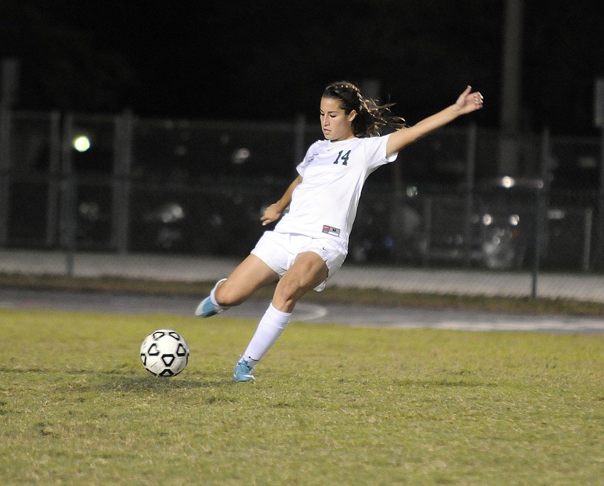 Lakewood Ranch forward Tyler Gordon was credited with two assists.