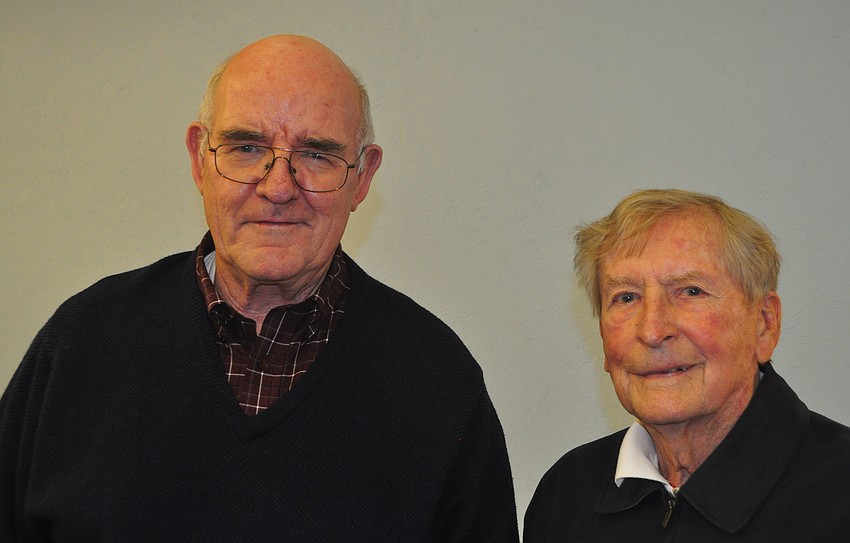 Rev. Gerry Finegan and Bill Colton