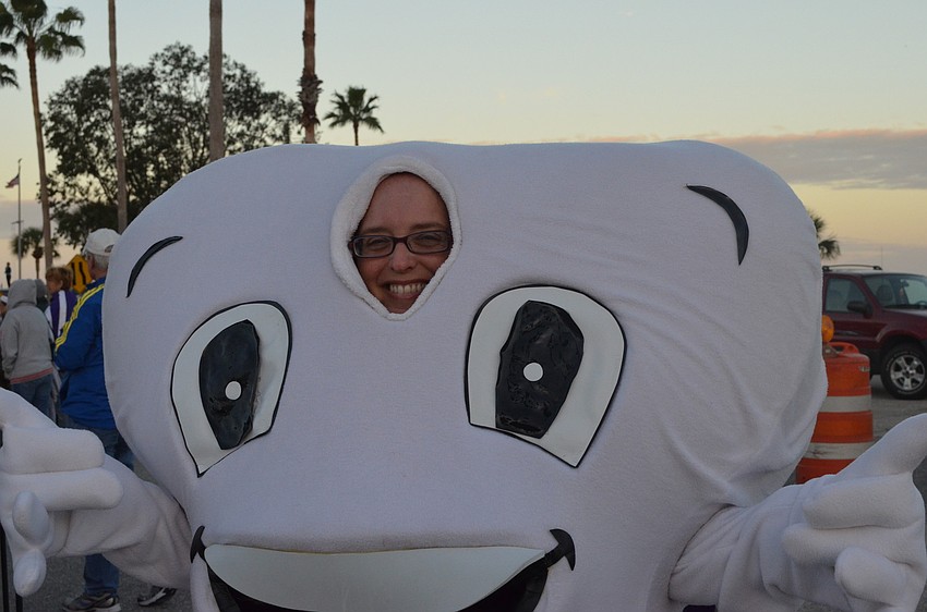 Carrie Betts represented sponsors Moricz and Varone Orthodontistsâ€™.